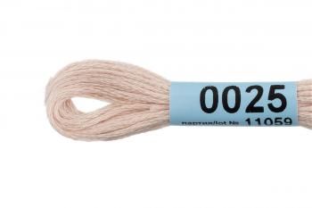 Нитки для вышивания Gamma мулине 8 м 0025 светло-розовый